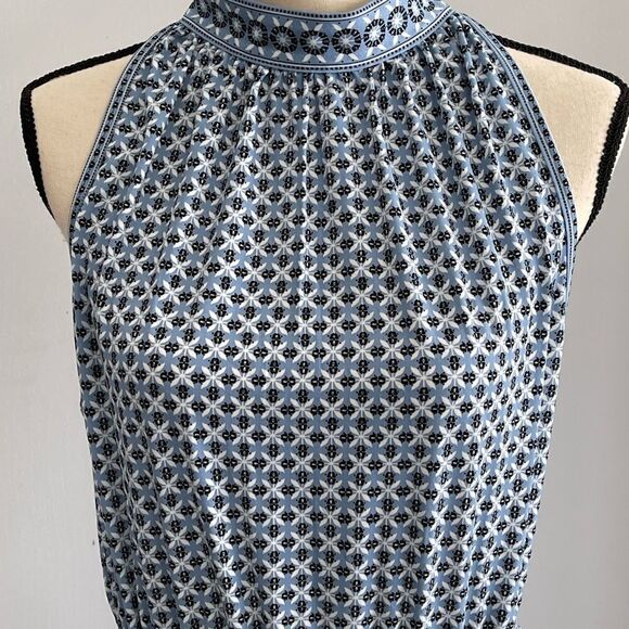 Max Studio Sleeveless Maxi Dress Size: Large Color: Blue/Black - Picture 4 of 13